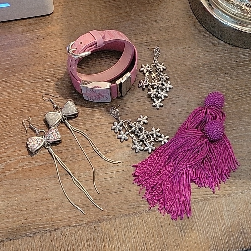 Pink jewelry collection